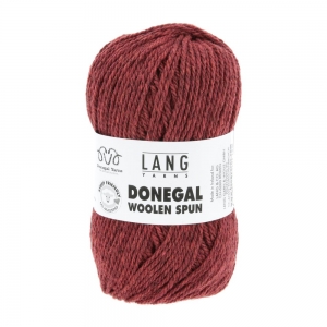 Lang Yarns Donegal Woolen Spun - Pelote de 50 gr - Coloris 0060 Rouge