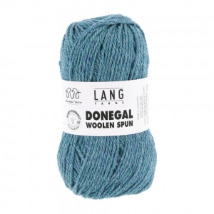 Lang Yarns Donegal Woolen Spun - Pelote de 50 gr - Coloris 0078 Turquoise