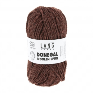 Lang Yarns Donegal Woolen Spun - Pelote de 50 gr - Coloris 0087 Rouille
