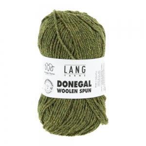 Lang Yarns Donegal Woolen Spun - Pelote de 50 gr - Coloris 0097 Olive