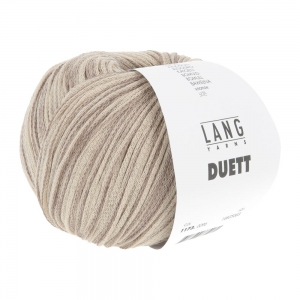 Lang Yarns Duett - Pelote de 50 gr - Coloris 0096 Gris Marron/Beige