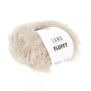 Lang Yarns Fluffy - Pelote de 50 gr - Coloris 0026 Beige