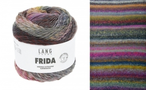 Lang Yarns Frida - Pelote de 100 gr - Coloris 0003 Rose/Violet