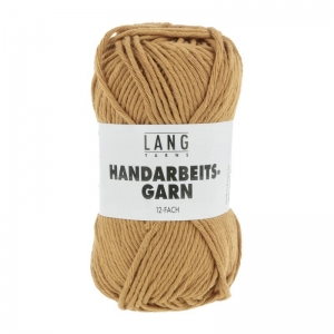 Lang Yarns Handarbeitsgarn 12/12 - Pelote de 50 gr - Coloris 0150 Ocre