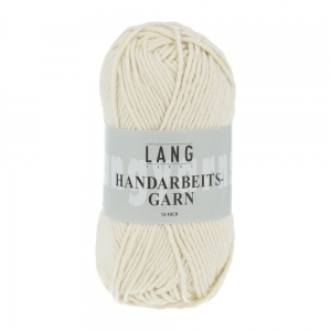 Lang Yarns Handarbeitsgarn 12/12 - Pelote de 50 gr - Coloris 0602 Brut