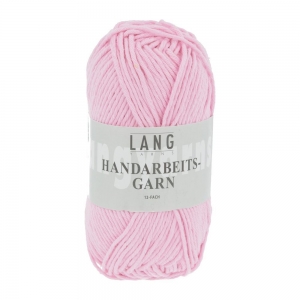 Lang Yarns Handarbeitsgarn 12/12 - Pelote de 50 gr - Coloris 0609 Rose