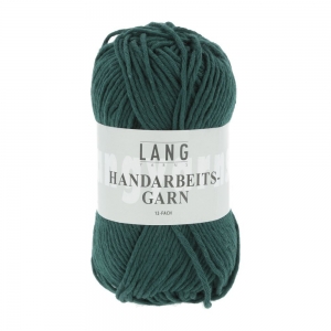 Lang Yarns Handarbeitsgarn 12/12 - Pelote de 50 gr - Coloris 0618 Vert Foncé