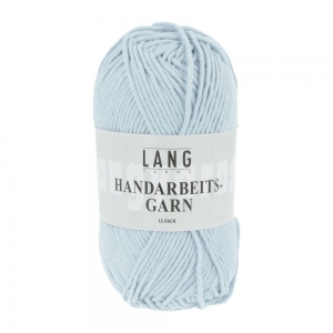 Lang Yarns Handarbeitsgarn 12/12 - Pelote de 50 gr - Coloris 0620 Bleu Ciel