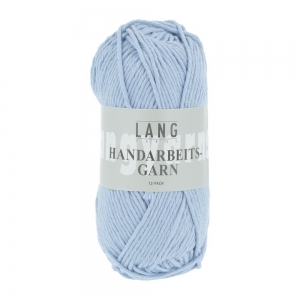 Lang Yarns Handarbeitsgarn 12/12 - Pelote de 50 gr - Coloris 0621 Bleu Clair