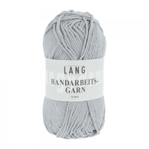 Lang Yarns Handarbeitsgarn 12/12 - Pelote de 50 gr - Coloris 0624 Gris Clair