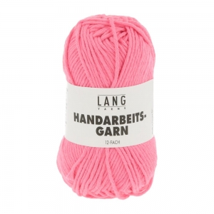 Lang Yarns Handarbeitsgarn 12/12 - Pelote de 50 gr - Coloris 0629 Chewing-Gum