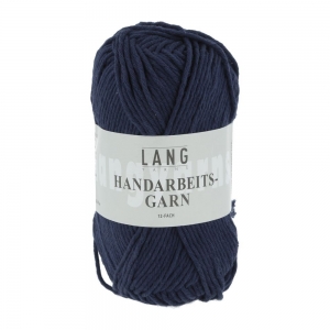 Lang Yarns Handarbeitsgarn 12/12 - Pelote de 50 gr - Coloris 0635 Marine