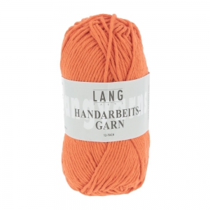 Lang Yarns Handarbeitsgarn 12/12 - Pelote de 50 gr - Coloris 0659 Orange Clair