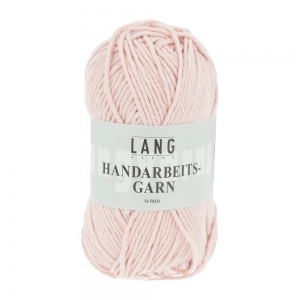 Lang Yarns Handarbeitsgarn 12/12 - Pelote de 50 gr - Coloris 0709 Saumon Clair