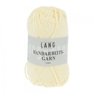 Lang Yarns Handarbeitsgarn 12/12 - Pelote de 50 gr - Coloris 0714 Jaune Pâle