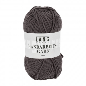 Lang Yarns Handarbeitsgarn 12/12 - Pelote de 50 gr - Coloris 0767 Marron