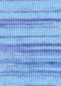 Lang Yarns Handarbeitsgarn Color - Pelote de 50 gr - Coloris 0006 Royal Imprimé