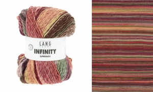 Lang Yarns Infinity - Pelote de 100 gr - Coloris 0002 Infinite Horizon