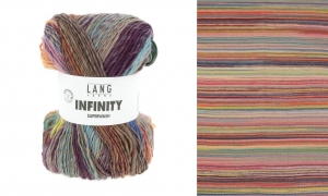 Lang Yarns Infinity - Pelote de 100 gr - Coloris 0003 Eternal Radiance
