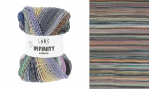 Lang Yarns Infinity - Pelote de 100 gr - Coloris 0004 Aurora Dreams