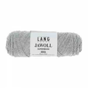 Lang Yarns Jawoll - Pelote de 50 gr - Coloris 0005 Gris Mélangé