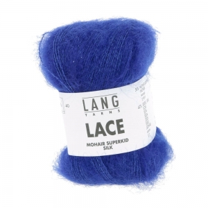 Lang Yarns Lace - Pelote de 25 gr - Coloris 0106 Bleu Royal