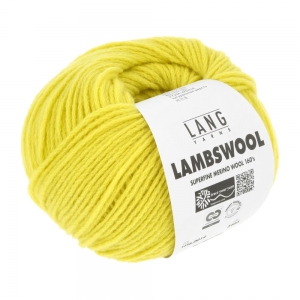 Lang Yarns Lambswool - Pelote de 50 gr - Coloris 0014 Jaune