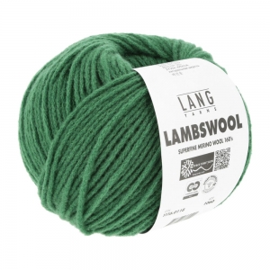 Lang Yarns Lambswool - Pelote de 50 gr - Coloris 0118 Vert Sapin