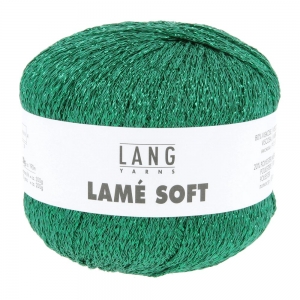 Lang Yarns Lamé Soft - Pelote de 50 gr - Coloris 0018 Vert Sapin
