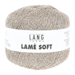Lang Yarns Lamé Soft - Pelote de 50 gr - Coloris 0026 Beige