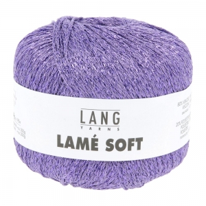 Lang Yarns Lamé Soft - Pelote de 50 gr - Coloris 0046 Lilas