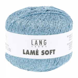 Lang Yarns Lamé Soft - Pelote de 50 gr - Coloris 0072 Acquamarine