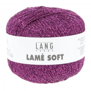 Lang Yarns Lamé Soft - Pelote de 50 gr - Coloris 0080 Aubergine