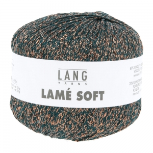 Lang Yarns Lamé Soft - Pelote de 50 gr - Coloris 0088 Pétrole