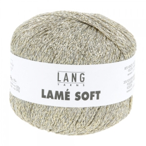 Lang Yarns Lamé Soft - Pelote de 50 gr - Coloris 0094 Écru/Or