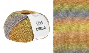 Lang Yarns Linello - Pelote de 100 gr - Coloris 0050 Or/Jaune