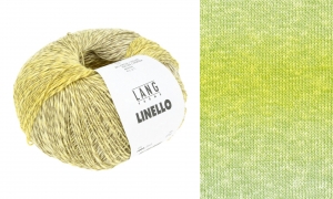 Lang Yarns Linello - Pelote de 100 gr - Coloris 0213 Jaune