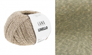 Lang Yarns Linello - Pelote de 100 gr - Coloris 0268 Marron