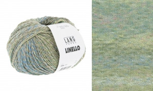 Lang Yarns Linello - Pelote de 100 gr - Coloris 0305 Émeraude/Bleu Bébé/Vert