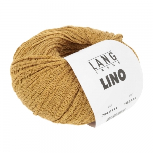 Lang Yarns Lino - Pelote de 50 gr - Coloris 0111 Ocre