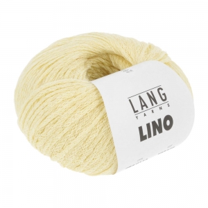 Lang Yarns Lino - Pelote de 50 gr - Coloris 0113 Jaune Clair