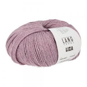 Lang Yarns Liza - Pelote de 50 gr - Coloris 0087 Bois De Rose