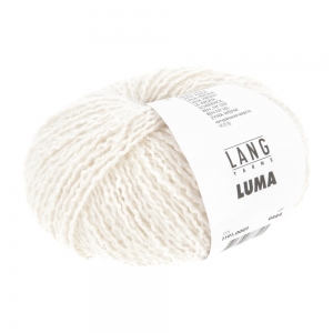 Lang Yarns Luma - Pelote de 50 gr - Coloris 0001 Blanc