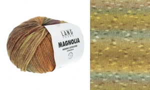 Lang Yarns Magnolia - Pelote de 100 gr - Coloris 0010 Marron/Ocre/Gris