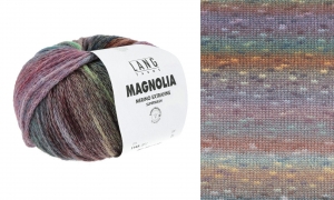 Lang Yarns Magnolia - Pelote de 100 gr - Coloris 0011 Violet/Orange/Turquoise