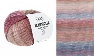 Lang Yarns Magnolia - Pelote de 100 gr - Coloris 0012 Rose/Bleu/Marron