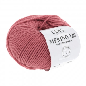 Lang Yarns Merino 120 - Pelote de 50 gr - Coloris 0129 Melon