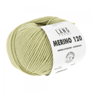 Lang Yarns Merino 120 - Pelote de 50 gr - Coloris 0344 Lémon