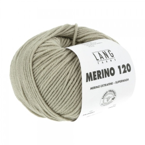 Lang Yarns Merino 120 - Pelote de 50 gr - Coloris 0497 Mousse