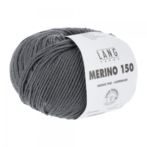 Lang Yarns Merino 150 - Pelote de 50 gr - Coloris 0003 Pierre